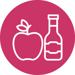 Vector Design Cider Icon Style