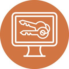 Vector Design Key Icon Style