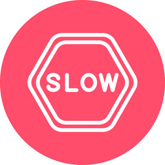 Vector Design Slow Icon Style