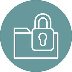 Vector Design Data Protection Icon Style