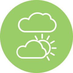 Vector Design Cloudy Icon Style