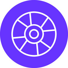 Vector Design CD Icon Style