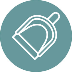 Vector Design Dustpan Icon Style