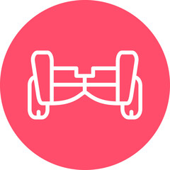 Vector Design Hoverboard Icon Style