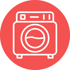 Vector Design Washing Machine Icon Style