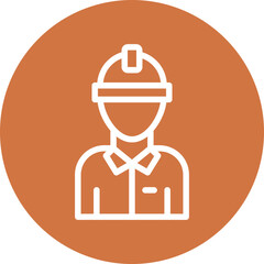 Vector Design Worker Icon Style