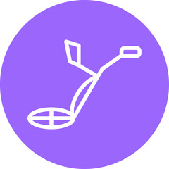 Vector Design Metal Detector Icon Style