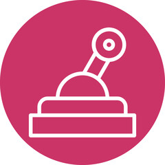 Vector Design Control Lever Icon Style