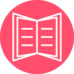 Vector Design Open Book Icon Style