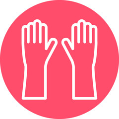 Obraz premium Vector Design Gloves Icon Style