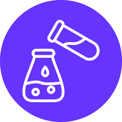 Vector Design Mixing Chemical Icon Style