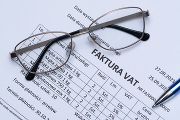 Faktura VAT papierowa, ksef