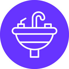 Vector Design Sink Icon Style
