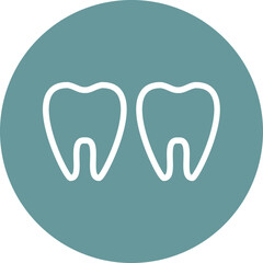 Vector Design Teeth Icon Style