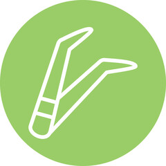 Vector Design Tweezers Icon Style