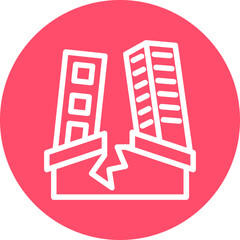 Vector Design Earthquake Icon Style