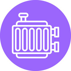 Vector Design Radiator Icon Style