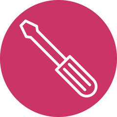 Vector Design Screwdriver Icon Style