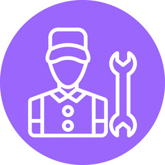 Vector Design Mechanic Icon Style