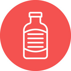 Vector Design Syrup Icon Style