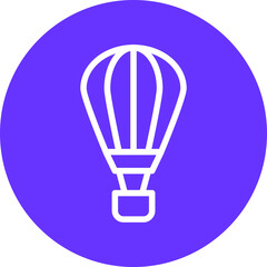 Obraz premium Vector Design Air Balloon Icon Style