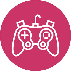 Vector Design Joystick Icon Style