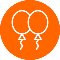 Vector Design Balloons Icon Style