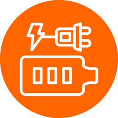 Vector Design Charging Battery Icon Style