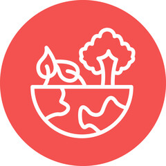 Vector Design Clean Environment Icon Style