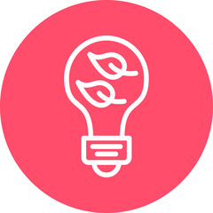 Fototapeta premium Vector Design Energy Saving Icon Style