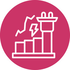 Vector Design Energy Consumption Icon Style
