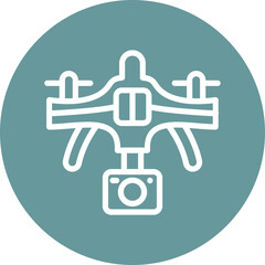 Vector Design Drone Icon Style