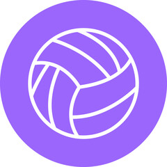 Vector Design Volleyball Icon Style