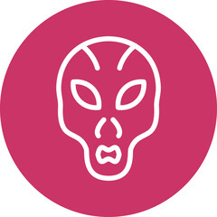 Vector Design Extraterrestrial Icon Style