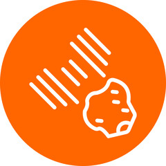 Vector Design Meteorites Icon Style