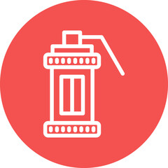 Vector Design Smoke Grenade Icon Style