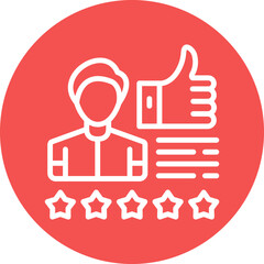Obraz premium Vector Design Customer Reviews Icon Style