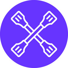 Vector Design Paddles Icon Style