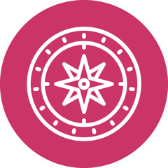 Vector Design Compass Icon Style