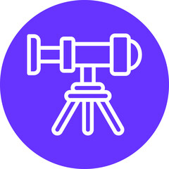 Vector Design Spyglass Icon Style
