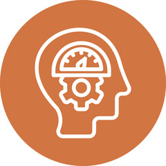 Vector Design Mental Control Icon Style