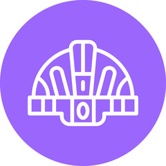 Obraz premium Vector Design Helmet Icon Style