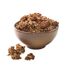Granola grains. Mixed grain. for ads banner,package. Generative AI. 