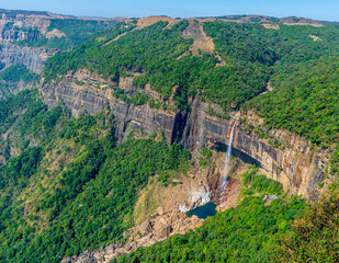 Nohkalikai waterfalls, Cherrapunji, India