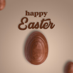 Happy easter art for feed post