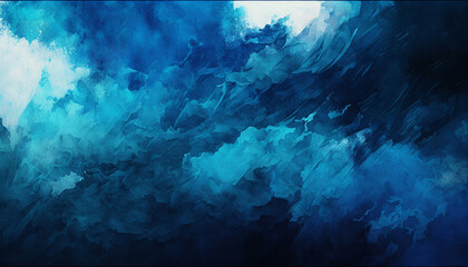 Abstract dark blue watercolor paint background. grunge ,texture 
