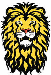 Big Lion Head Vector. Lion Vector