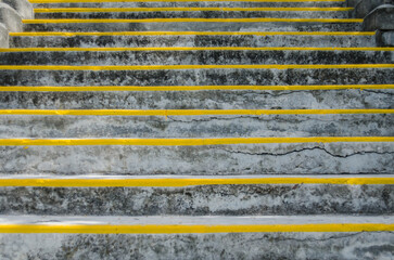 Wide View of Stairs with Risers