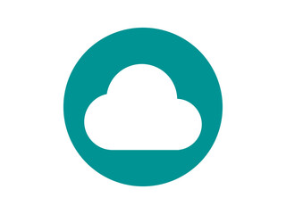 Cloud computing logo design vector	