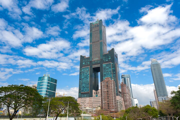 台湾 高雄市の街並み